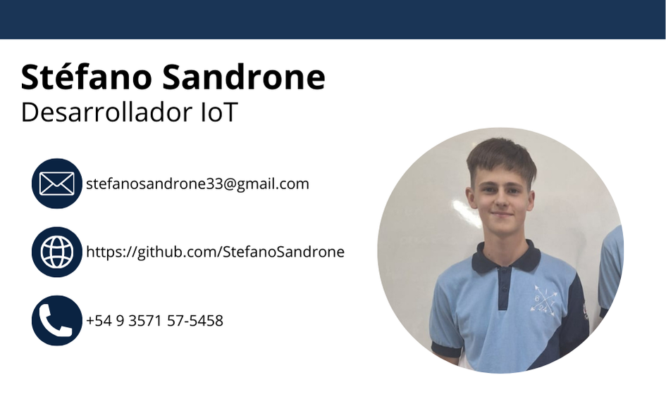 Dorso de tarjeta de Stéfano Sandrone